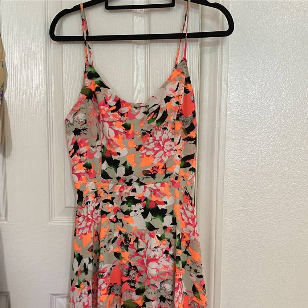 Missguided spring floral dress.